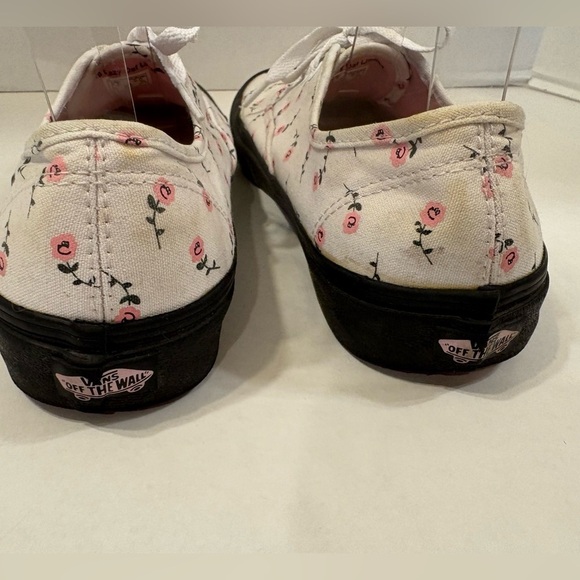 Vans Lazy Oaf limited edition flower blossom print lace-up sneakers size 9 - Picture 8 of 12